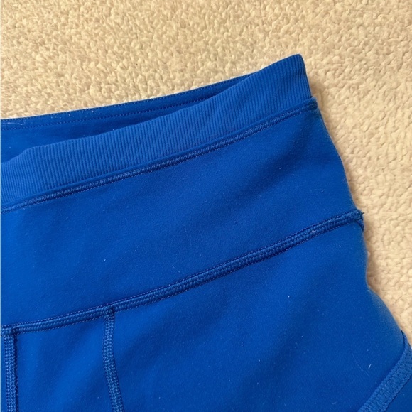Lululemon Roll Out Crop Leggings Baroque Blue Sporty Luon Mid-Rise - Picture 11 of 16
